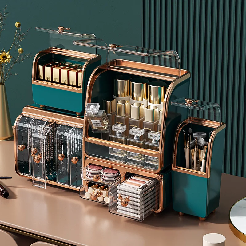 

Органайзер для косметики, коробка, зеркальная настольная, для отделки, товары для ухода за кожей, стеллаж для ювелирных изделий, коробка для хранения косметики для макияжа 2023