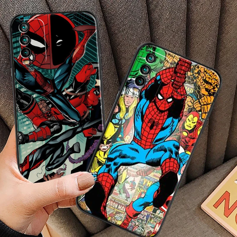 

Marvel Anime America Phone Cases For Xiaomi POCO X3 GT X3 Pro M3 POCO M3 Pro X3 NFC X3 Mi 11 Mi 11 Lite Coque Carcasa