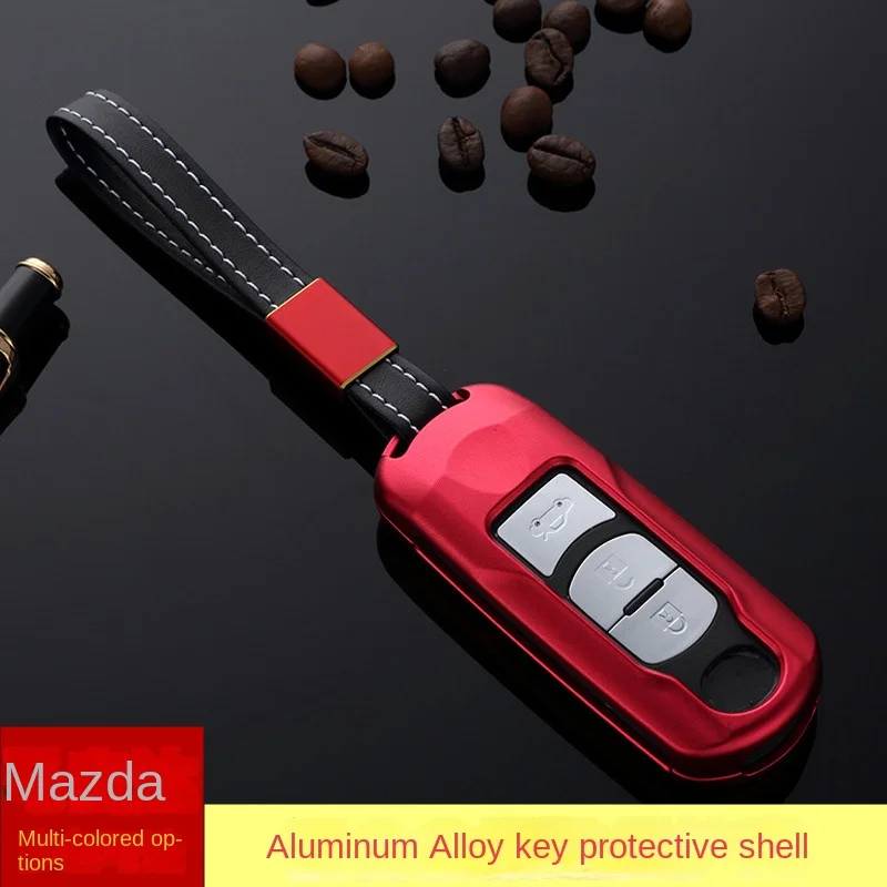 

High-Quality Aluminium Alloy Car Key Case Cover Key Bag Shell Protector for Mazda3 Axela 2020 Atenza CX-5 CX4 CX8 Accessories