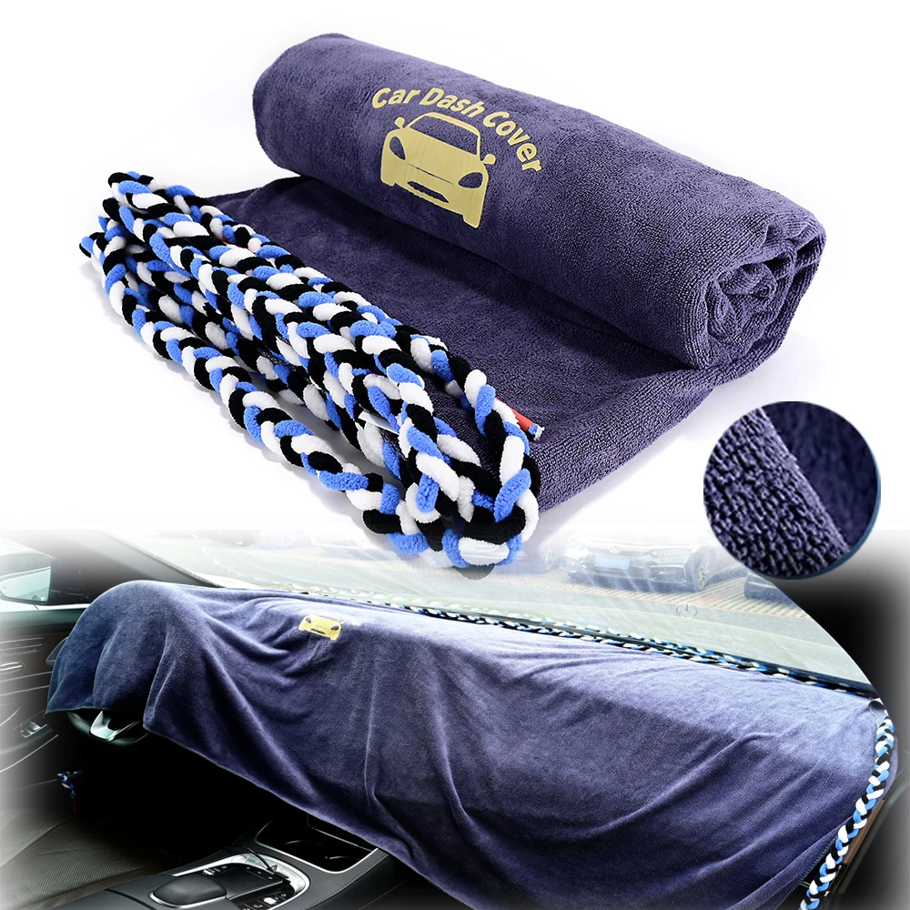 

EHDIS Защитные чехлы для мойки автомобиля приборной панели с отмачиваемым шнурком, протектор для очистки ветрового стекла, полотенце из микрофибры с водопоглощением