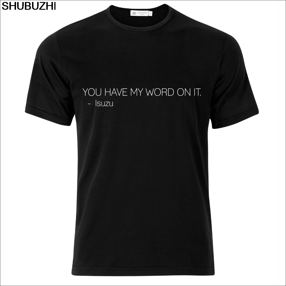 Футболка со слоганом автомобиля ISUZU футболка DMAX JOURNEY ELF R7 яркая забавный подарок