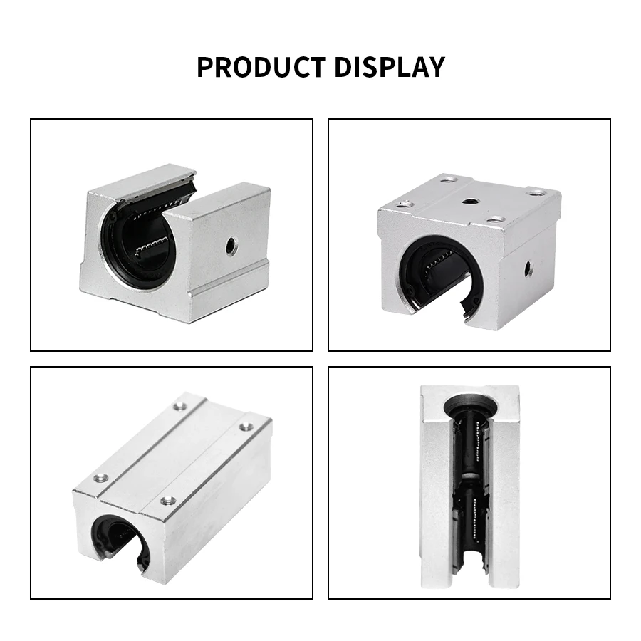 Фото SBR12UU SBR13UU SBR16UU SBR20UU SBR25UU SBR30UU SBR35UU SBR40UU SBR50UU Блок подшипников ползунка с стандартным отверстием Детали фрезерного станка с ЧПУ №5