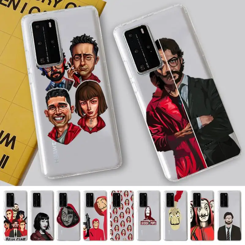 

Spain TV Money Heist House Paper La Casa de papel For Huawei P 20 30 40 pro lite Psmart2019 Honor 8 10 20 Y5 6 2019 Nova3E