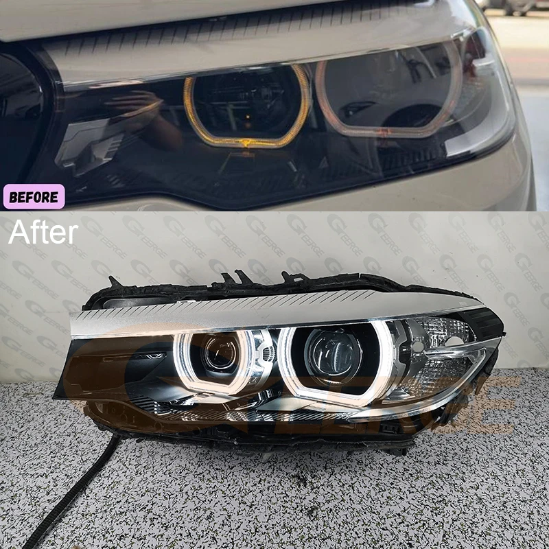 Для BMW 5 серии G30 G31 G38 F90 M5 2016 2017 2018 2019 2020 дневной свет ультра яркий DTM M4 Style Led Angel Eyes Kit