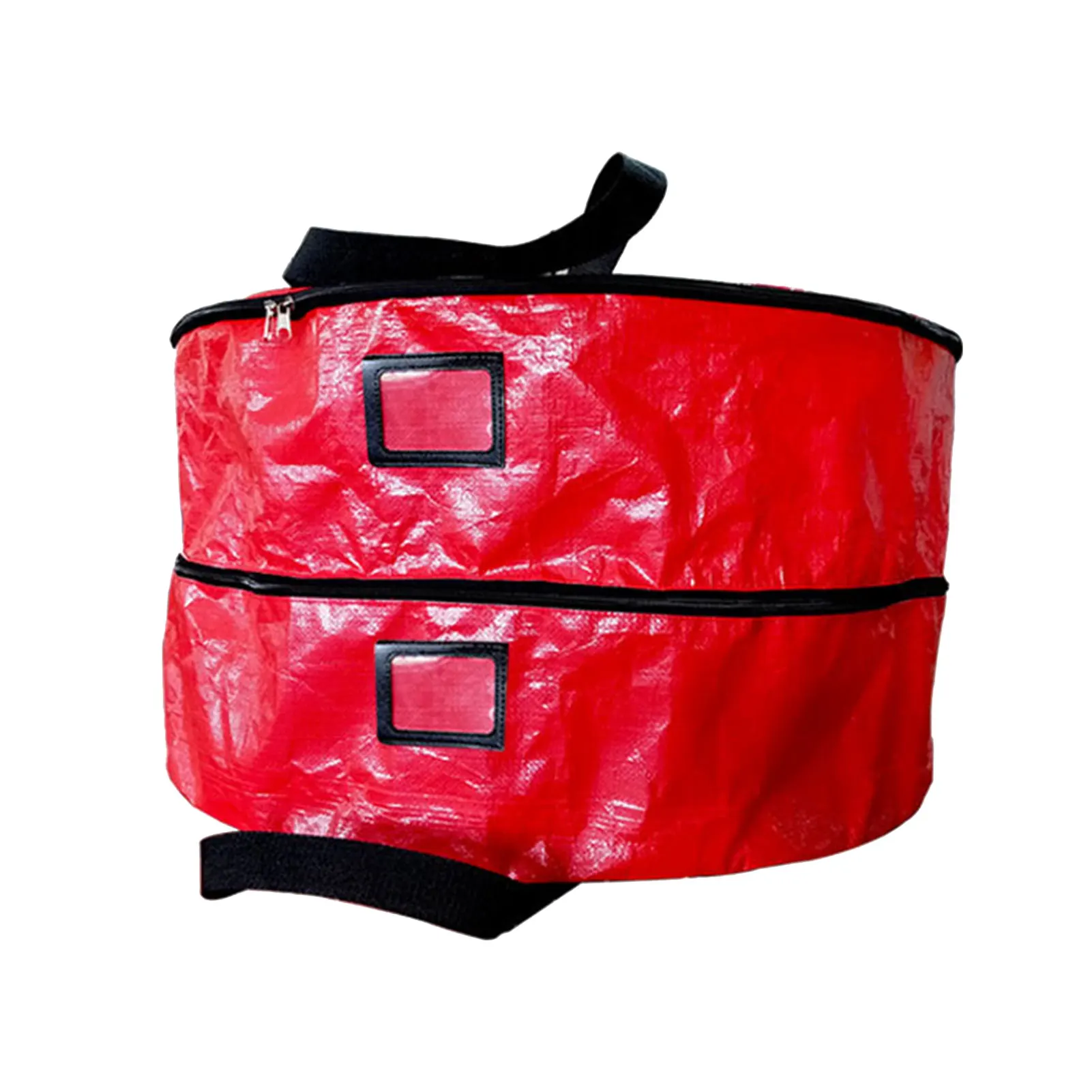 

24inch For Christmas 2 Layers Wreath Storage Bag Home Heavy Duty Zipper Closure Christmes Wreath Storage Waterproof With Handles