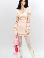 new sweater dress women 2022 spring pullover korean fashion slim sexy bodycon mini robe femme vestidos mujer