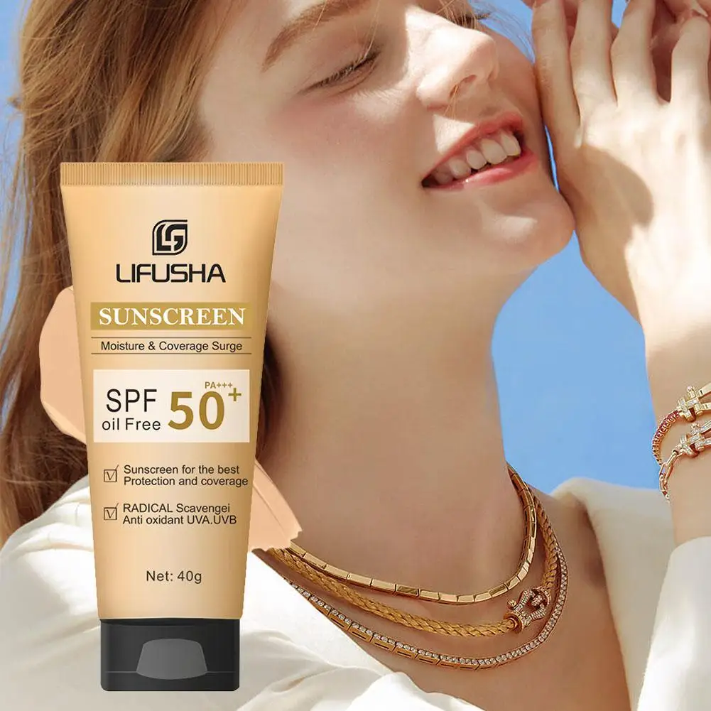 Солнцезащитный крем SPF50 + УФ-изоляция увлажняющий для кожи солнцезащитный