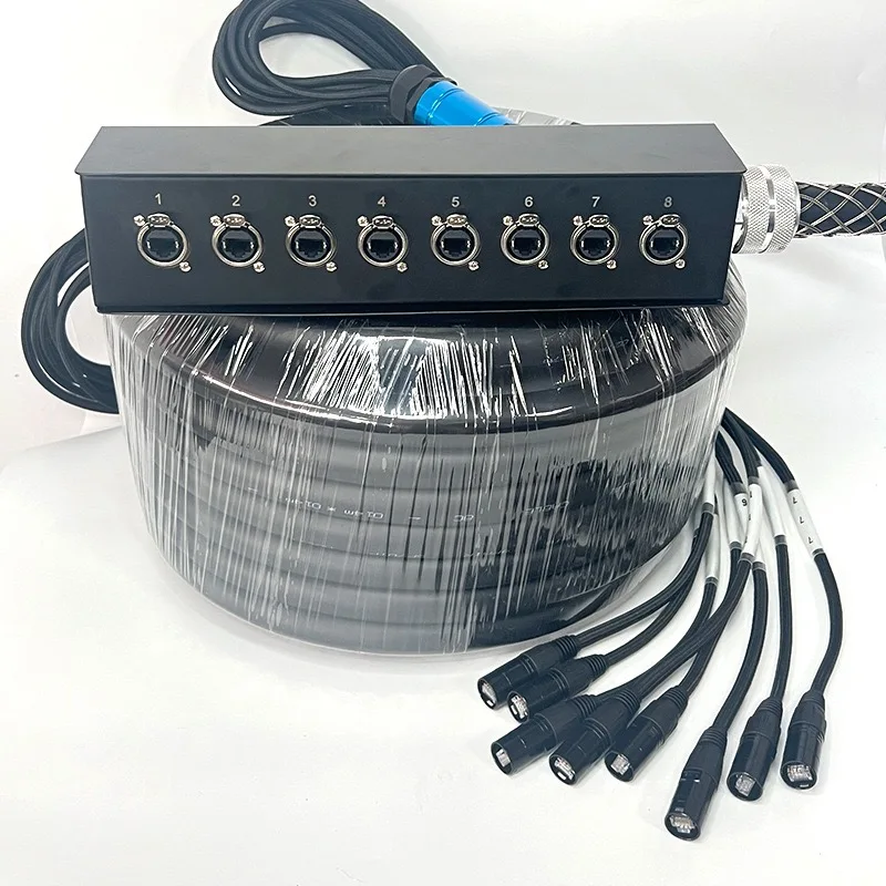 4-канальный 40-метровый змеиный кабель CAT6 бескислородный медный сетевой