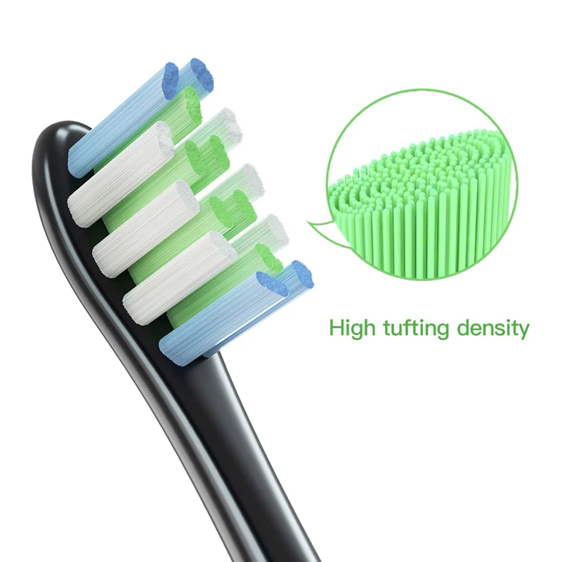 10 PCS Replacement Brush Heads for Oclean X/ X PRO/ Z1/ F1/ One/ Air 2 /SE/Flow DuPont Soft Suitable Vacuum Bristle Nozzles enlarge