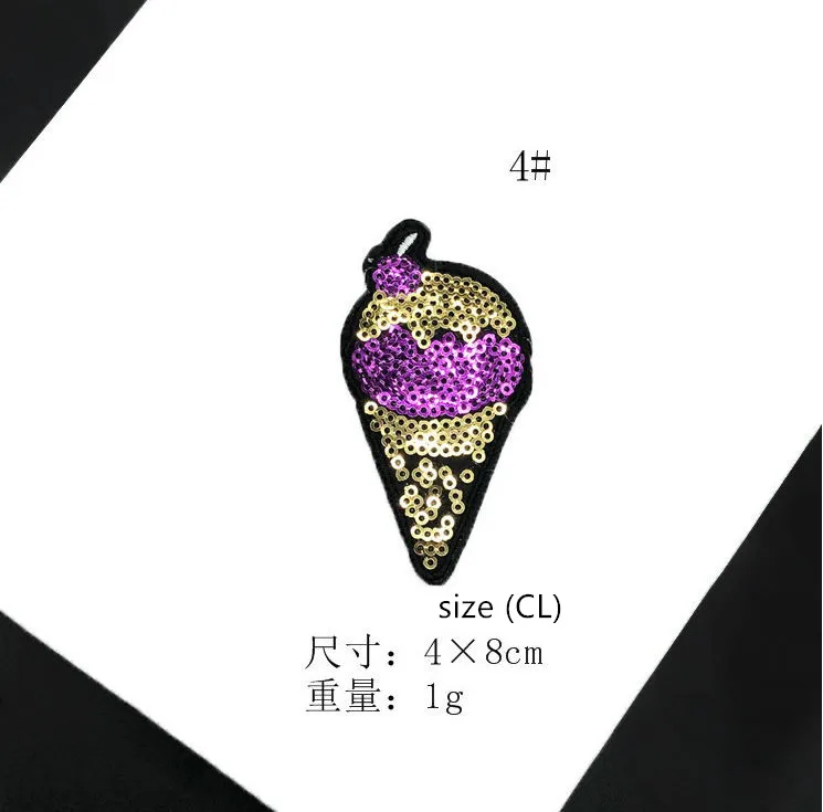 Нашивки с блестками для одежды