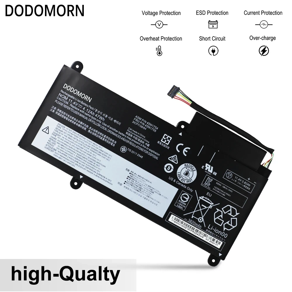 Новый аккумулятор для ноутбука 45N1754 Lenovo ThinkPad E455 E460 E460C E450 E450C E465 E465C ВСЕ серия 45N1755