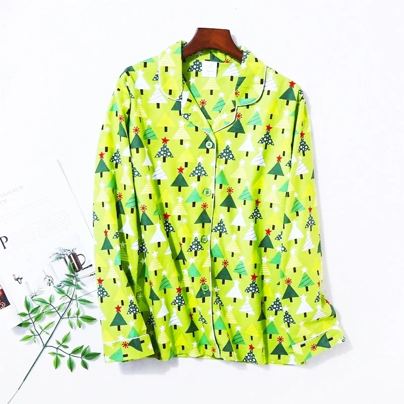 Women's Autumn Pajamas Set 2PCS/Suit 100% Pure Cotton Safe Pijama Dot Print Home Cozy Ladies Sleepwear Big Size