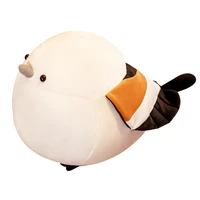 new super soft down cotton stuffed tit sparrow plush lifelike bird toy fuzzy animal doll comforting kids present