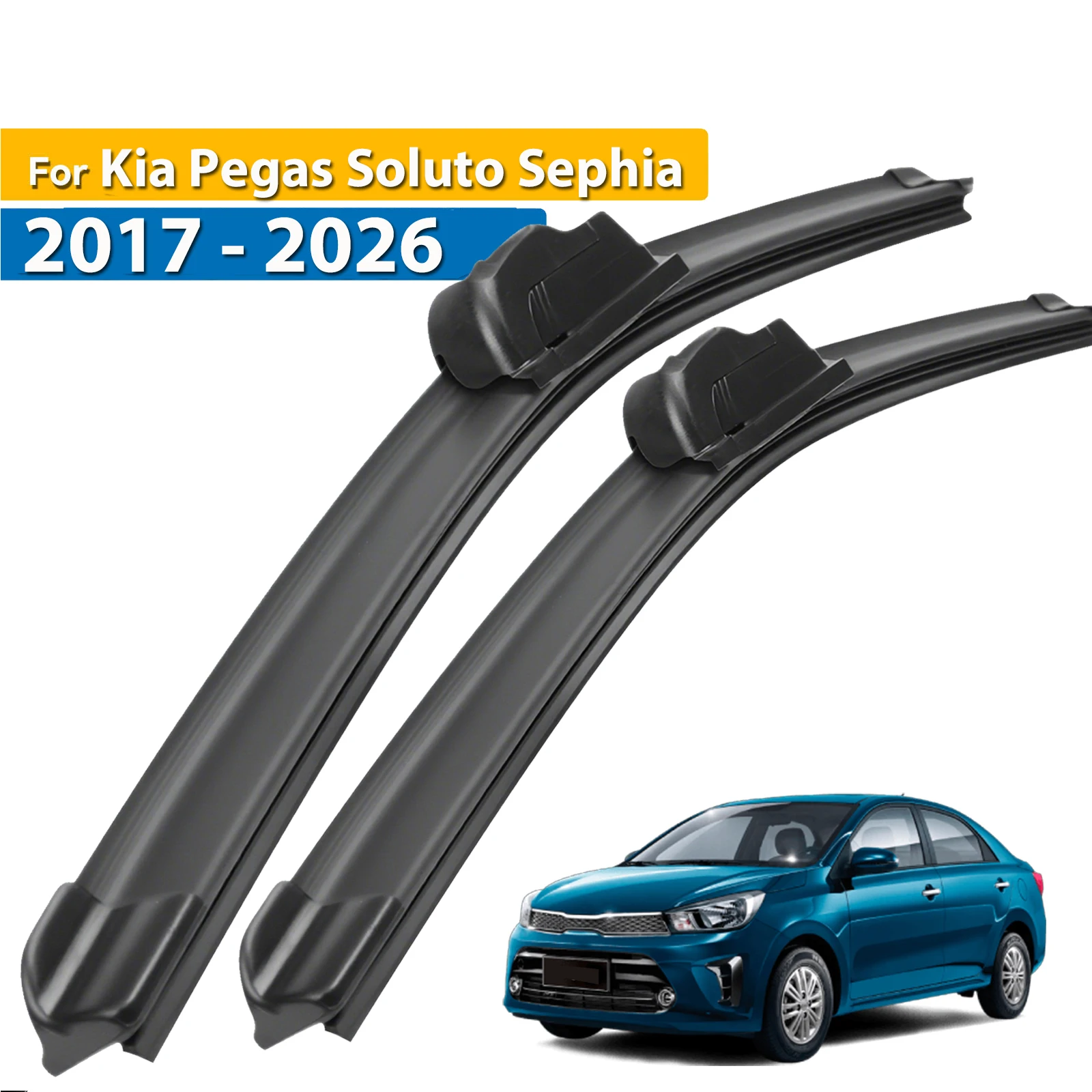 

Передние щетки стеклоочистителя Erick для Kia Pegas Soluto Sephia 2017-2026, лобовое стекло, щетка от дождя, 26 "+ 14"