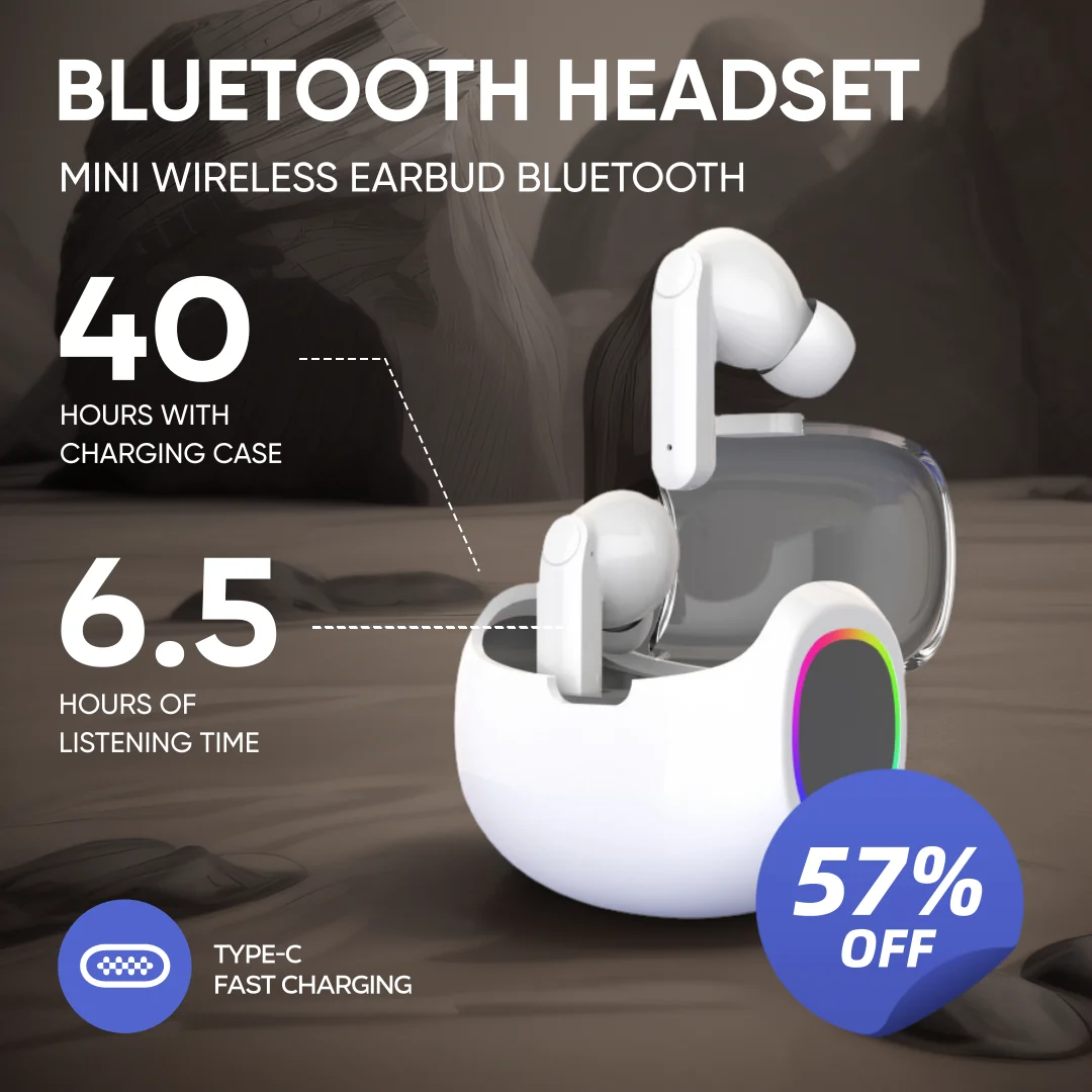 Беспроводная Bluetooth-наушники цвет в ассортименте