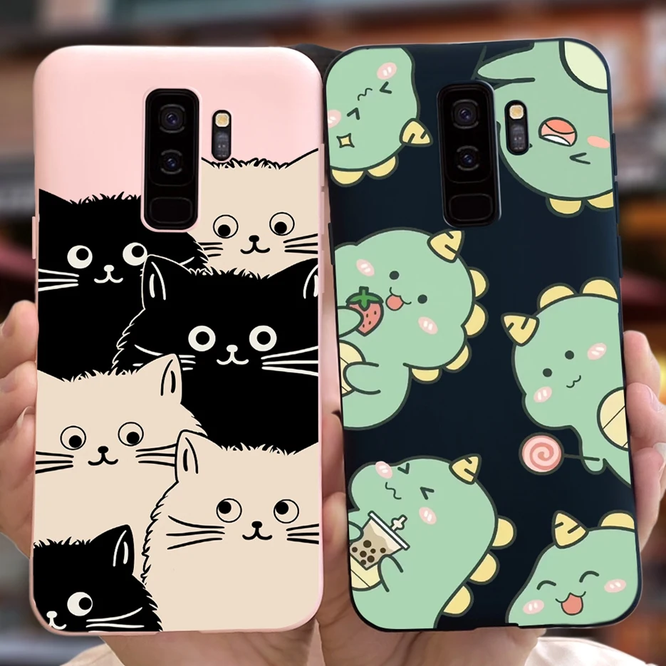 Чехол для Samsung Galaxy S9 Plus милый мультяшный динозавр мягкий силиконовый чехол