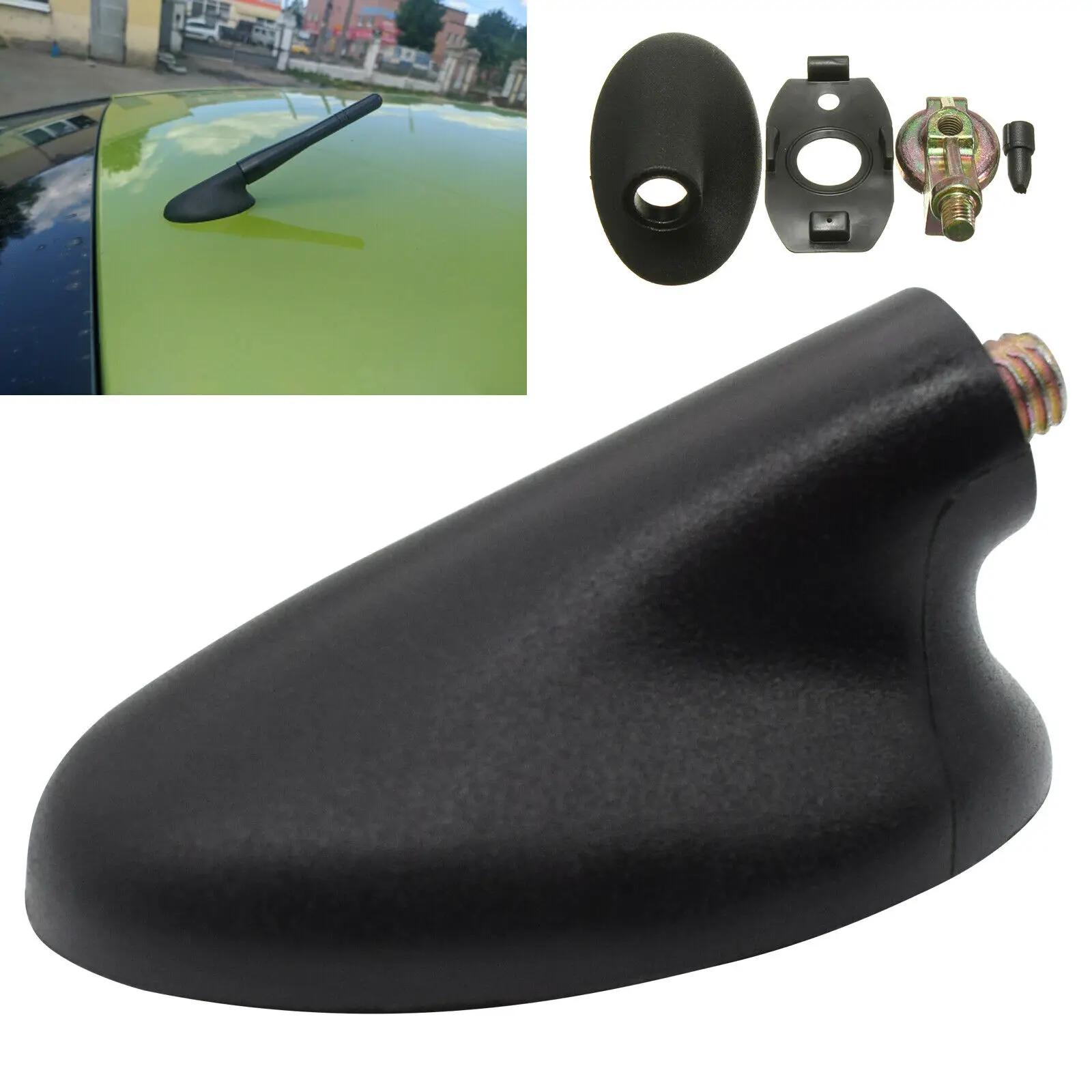 

1pc Car Roof Antenna Aerial Base Plastic Replacement For Ford Focus Escort Fiesta Transit Connect C-Max Granada 31x5mm