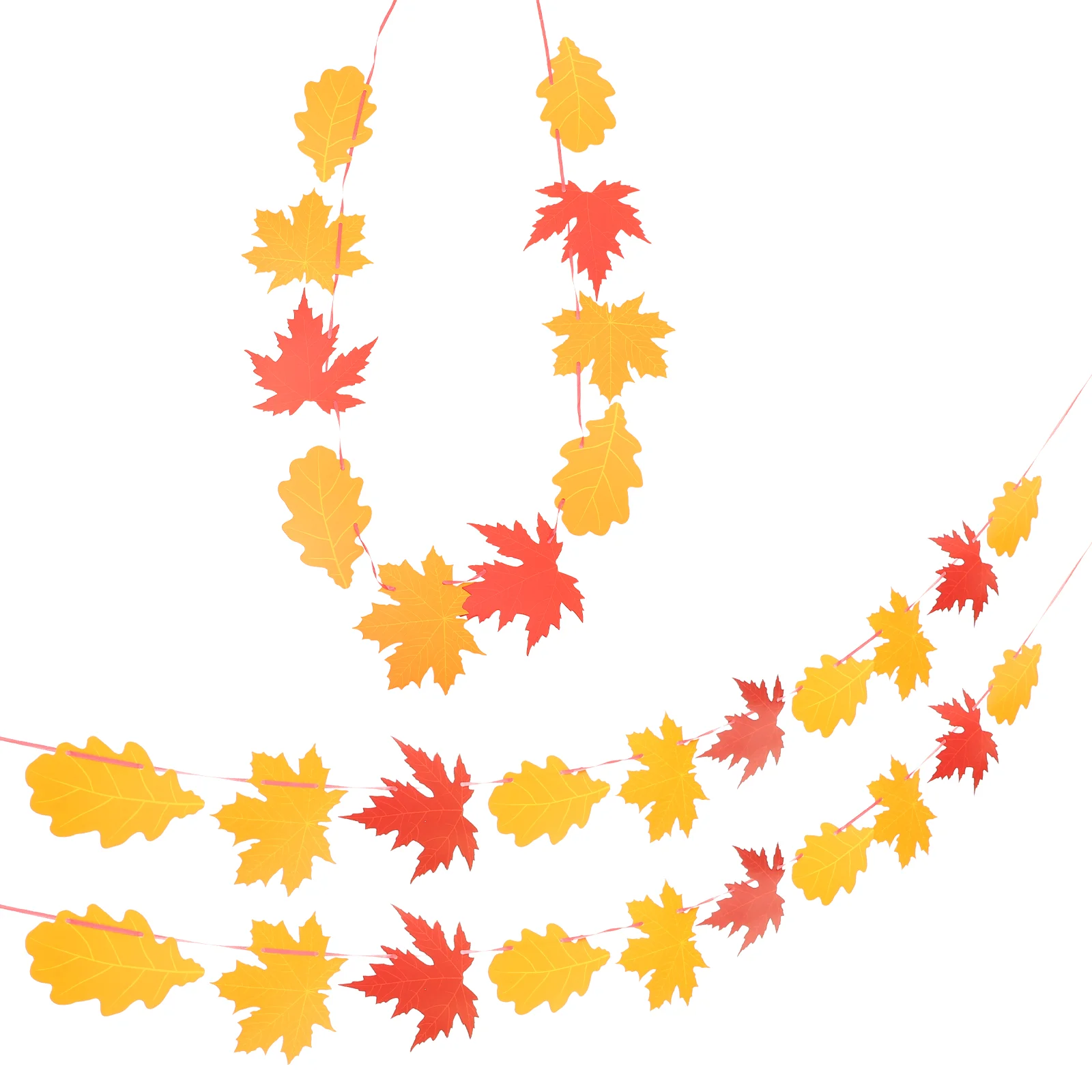 

3 Sets Thanksgiving Day Carrot Banner Decor Ornaments Party Hanging Bunting Flags The Decorations