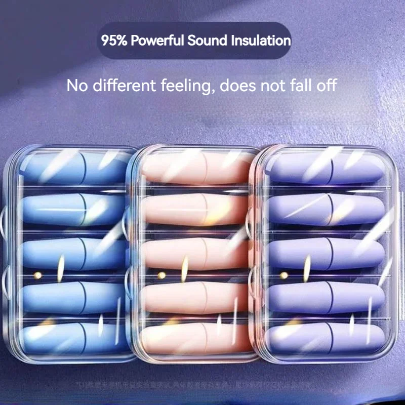 

Ultra Soft Foam Earplugs 2Pairs/4PCS 38dB SNR Noise Reduction Ear Plugs for Sleeping, Snoring, Work, Travel