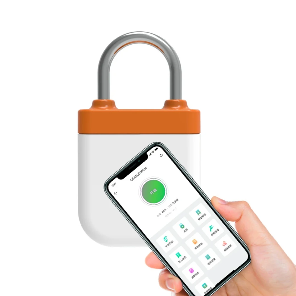 

Top. NFC Smart Padlock Bluetooth-compatible Smart Lock Mobile Phone NFC Reverse Power Supply Keyless Card Door Padlock for