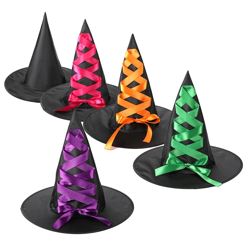Шляпа Ведьмы Для Взрослых И Детей Декоративный Аксессуар Костюма На Хэллоуин
