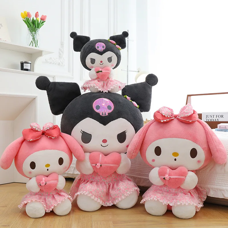 MINISO плюшевая игрушка Sanrio Kuromi Melody Hello Kitty