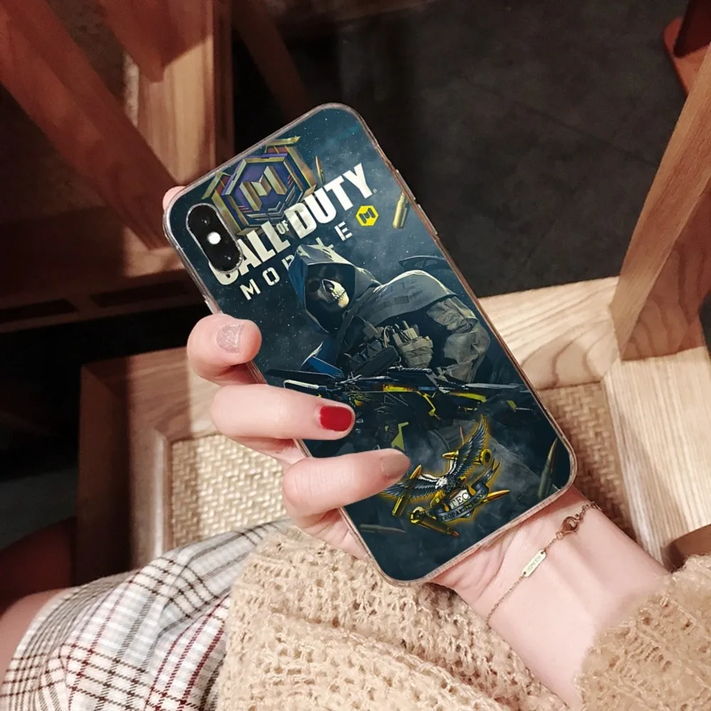 Чехол для телефона C-Call Of D-Duty iPhone 16 15 14 13 12 Mini 11 Pro XS Max X XR SE 6 7 8 Plus мягкий силиконовый