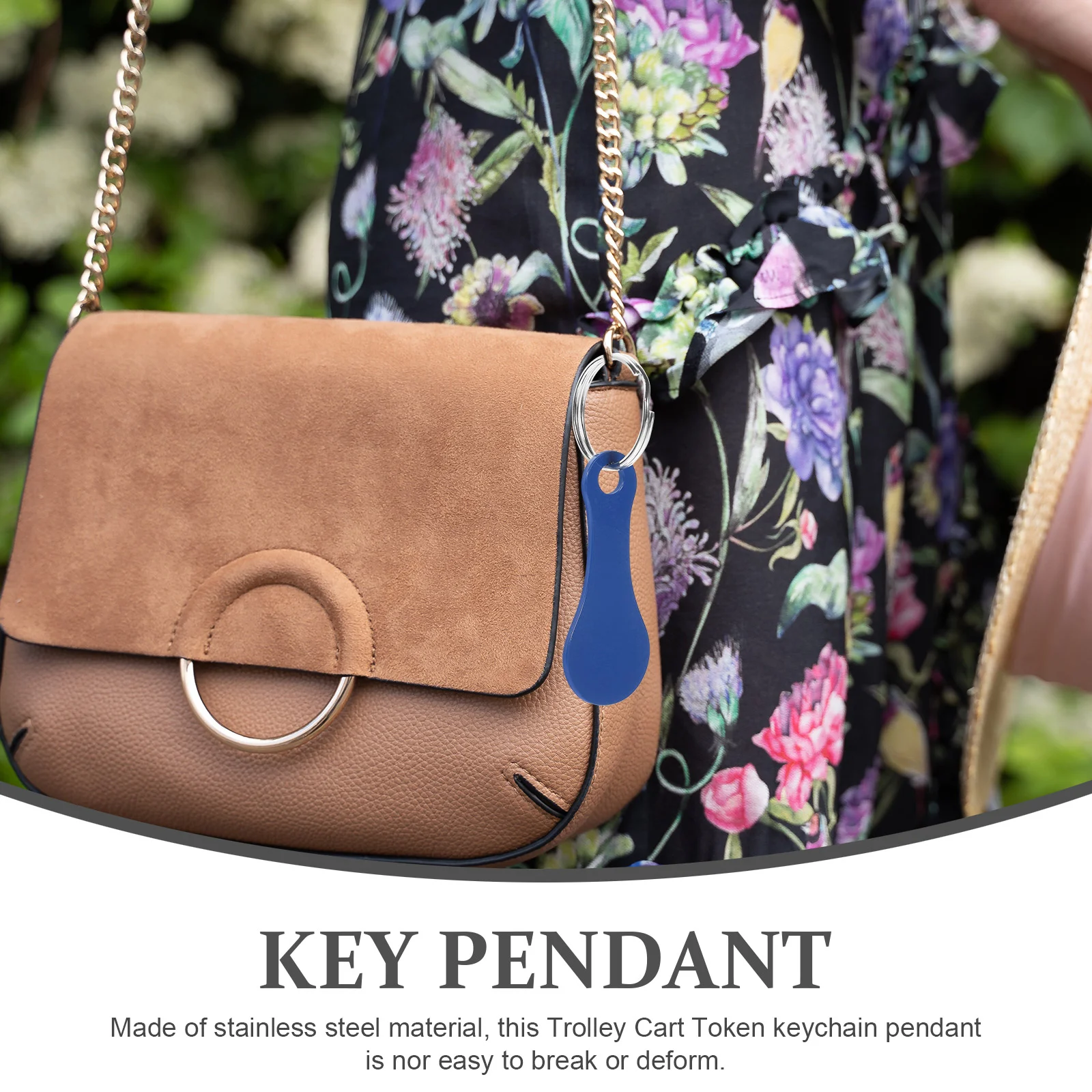 5 шт. жетоны для тележки покупок брелоки подвеска украшение брелок из нержавеющей