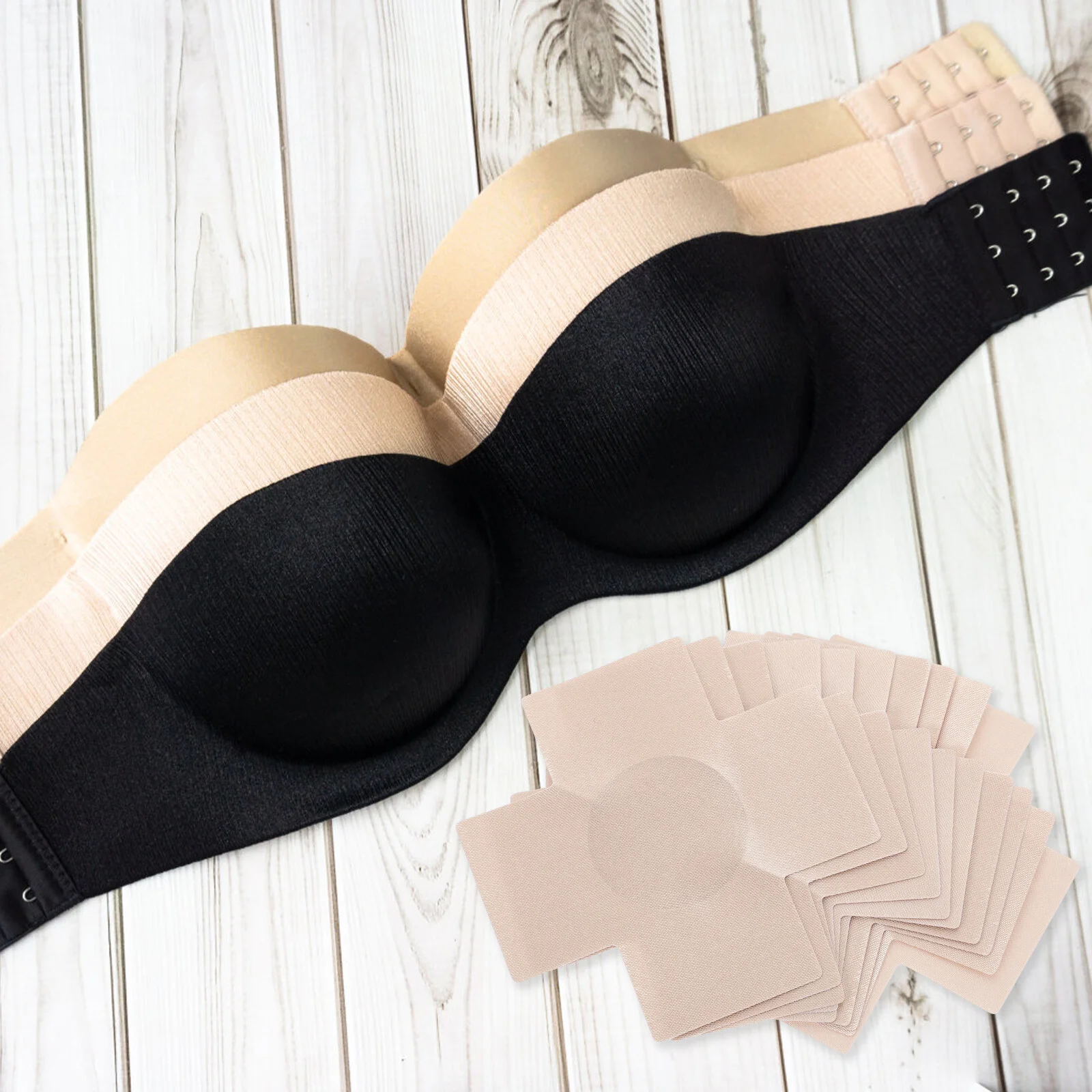 5 Pairs Stickers Cross Pasties Shape Breast Cloth Swimming Pool