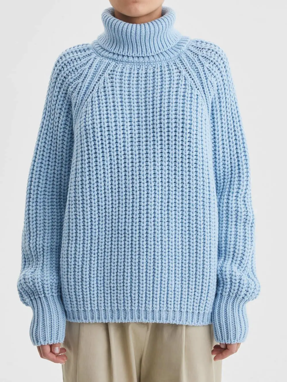 

Wixra Women Loose Sweater Autumn Winter Warm Thick Turtleneck Pullover Jumper Casual Knitwear