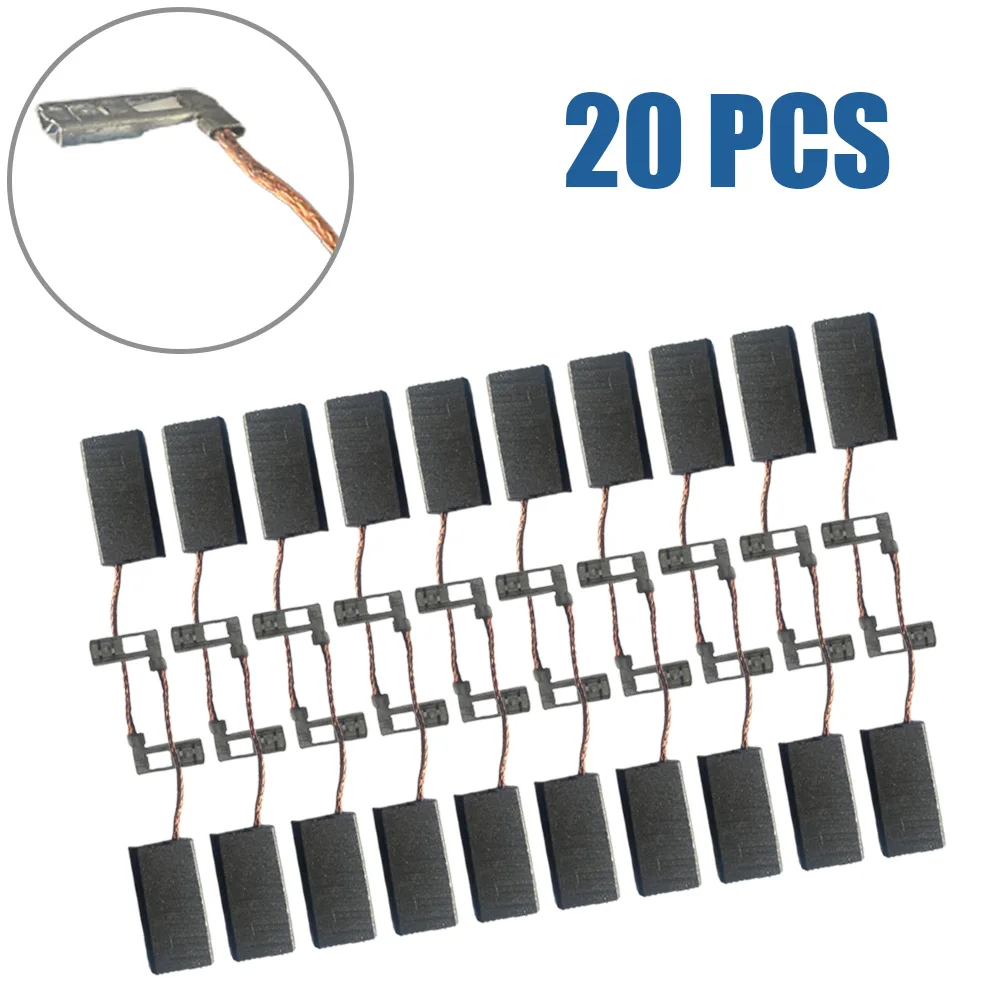 

20 шт., 6,3*12*22 фотообои для Bosch 38e mm щетка углеродная GSH500 GSH5 TSH5000 GSH5X A69, электрический молоток, угловая шлифовальная машина, электроинструмент Acc