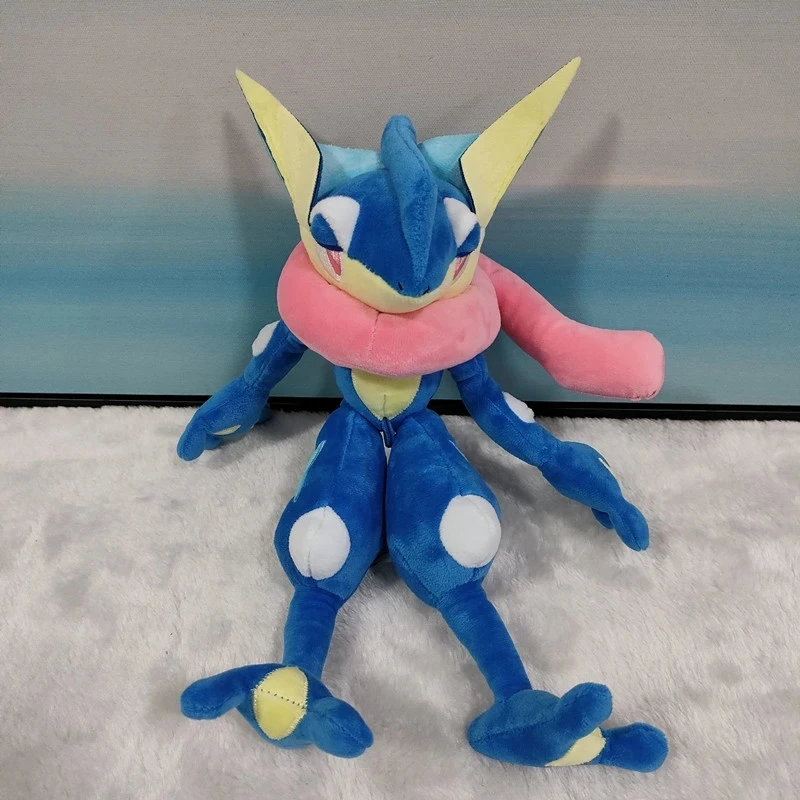 30cm Cute TAKARA TOMY Pokemon Greninja Plush Toy Stuffed Anime Ninja Frog Doll Home Decor Christmas Gift For Child Kids