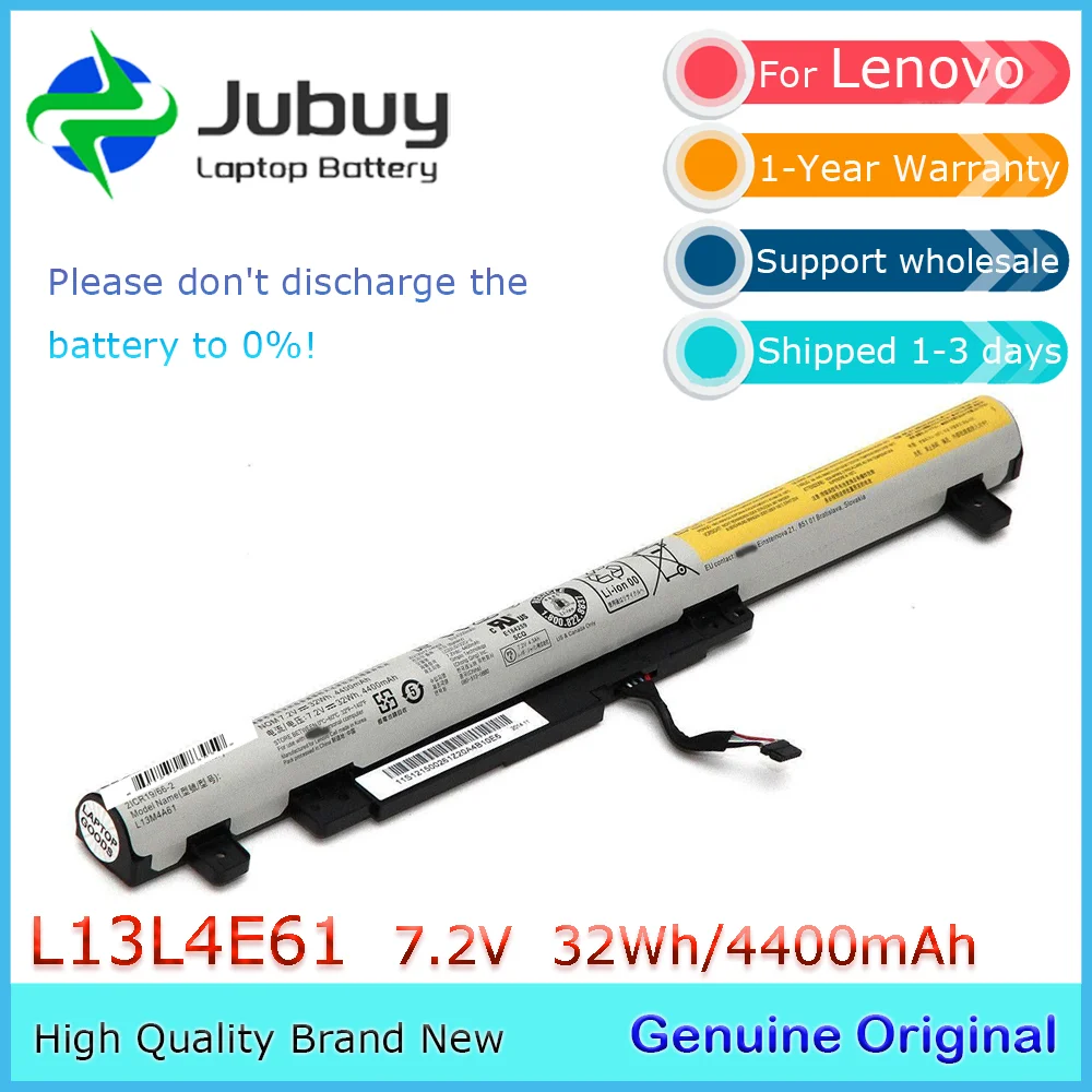 L13L4E61 Оригинальный аккумулятор для ноутбука 7 2 В 32 Втч Lenovo IdeaPad Flex 2-14 2-15 M50-70 M50-80