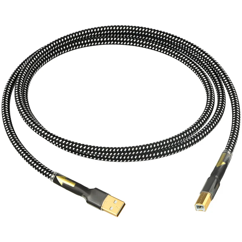 

HiFi Audio USB to USB-B Type C Lightning Digital Cable for Decoder Amplifier Mobile Phone Sound Card PC