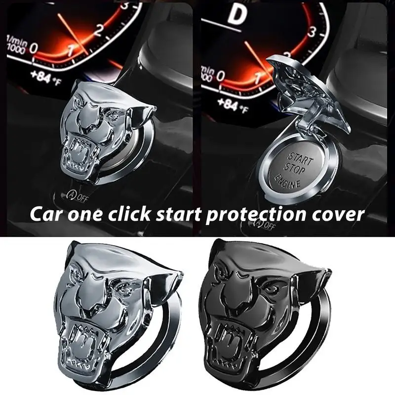 

Car Start Button Protective Cover Start Stop Switch Button Cover Ignition Switch Protection Decorative Auto Interior Accessories