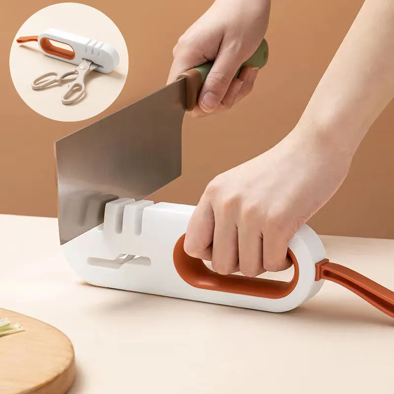 Multi 4In1 Knife Sharpener Kitchen Scissors Sharpening Stone Whetstone Grinder Sharpener Drill Machine Scissors Sharpening Tools