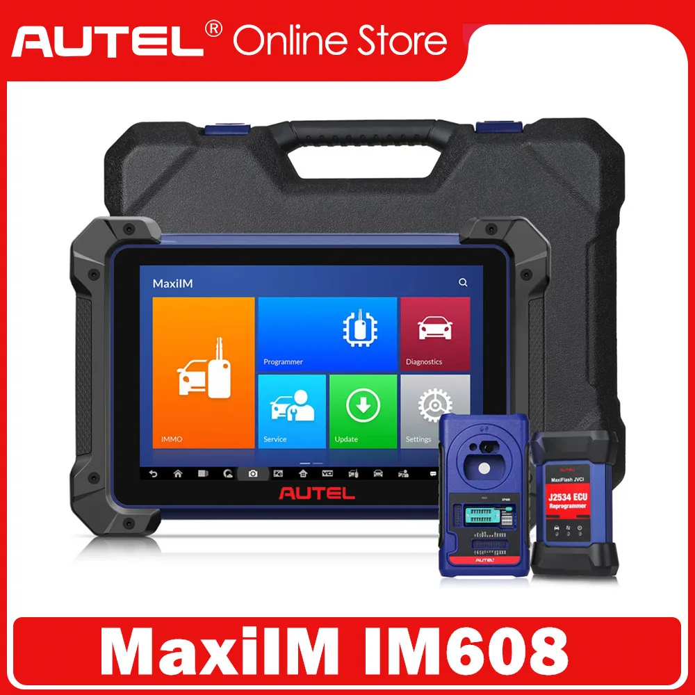 Оригинальный программируемый ИНСТРУМЕНТ Autel MaxiIM IM608 с XP400 Advanced IMMO и Key с полной системой диагностики (без проблем блокировки IP)