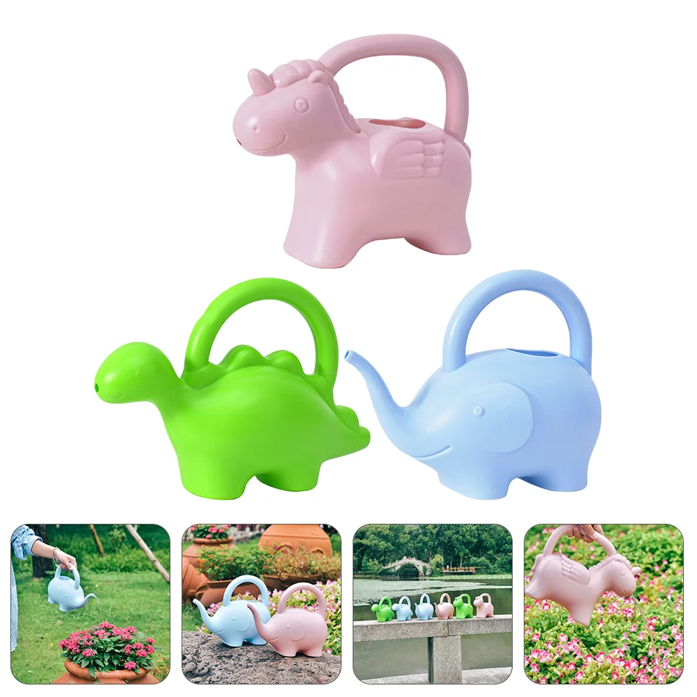 3 Pcs Watering Spray Bottle Toddler Sprinkler Novelty Cans Flower Gardening Set