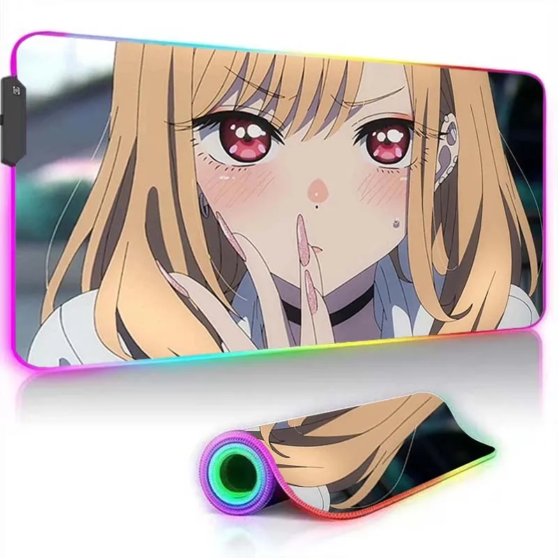 

Marin Kitagawa Anime My Dress-up Darling Mouse Pad Gamer XL Custom Large New Mousepad XXL Playmat Carpet Desktop Mouse Pad