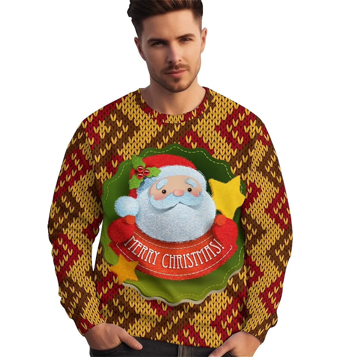 Рождественская Толстовка с 3D принтом liaseo очаровательный и милый дизайн идеально