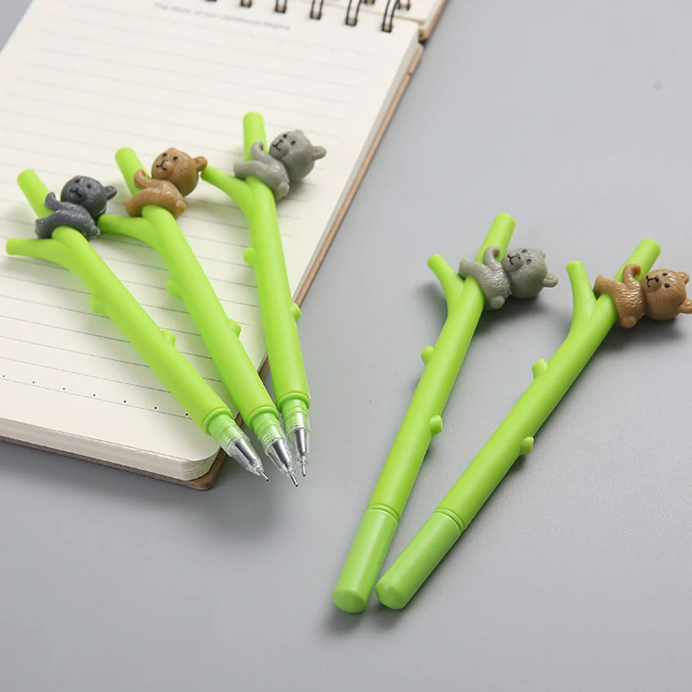 

12pcs Cartoon Gel Pen Colored Koala Shell 05mm Black and Blue Ink Pens DIY Japanese Office Stationery and School Kawaii