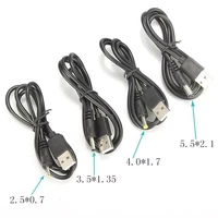 5v dc charger power cable cord usb a male to 2 12 50 74 01 73 51 35 5 5mm barrel jack power cable cord connector