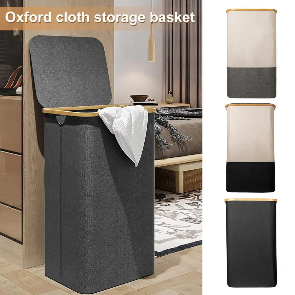 

Hamper Inner Bag Handle Bin Organization With And With Home Removable Dirty Clothes Lid Collapsible Basket Clothes Laundry