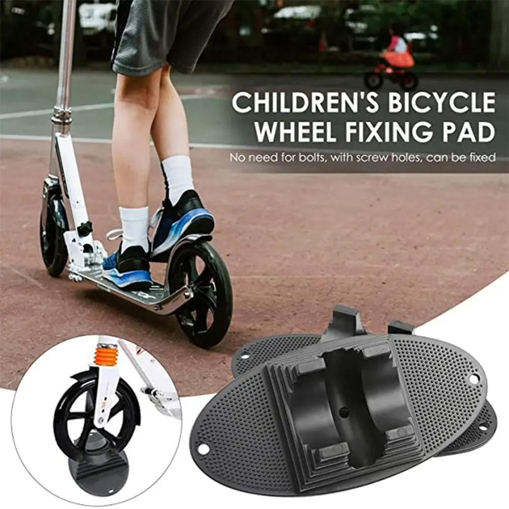 

Black Stable Stand Tool Suitable For Kids Durable Scooter Racks Fixed Parking Rack Scooter Parking Stand Fixing Wheels