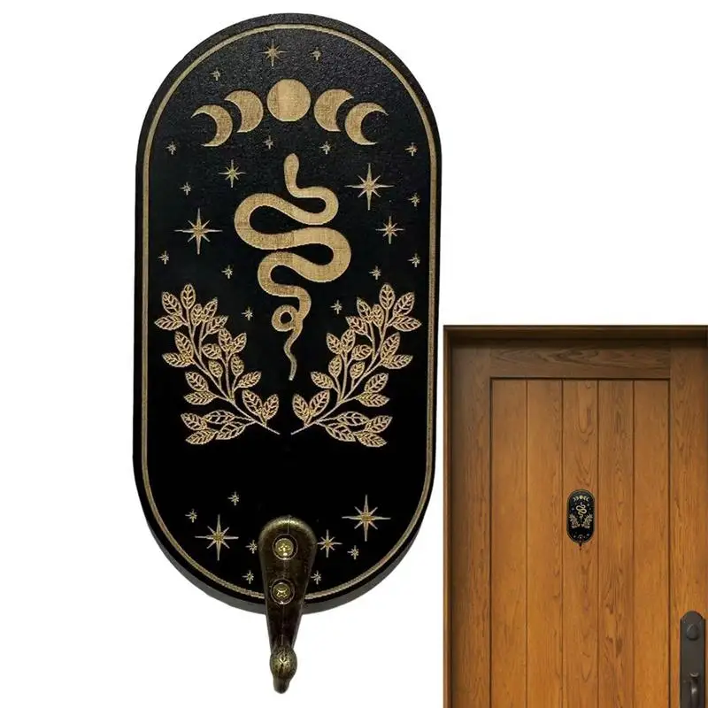 

Детские крючки для стен, деревянная настенная вешалка для пальто с крючками, Настенная декоративная вешалка для пальто, пять сверхпрочных т...