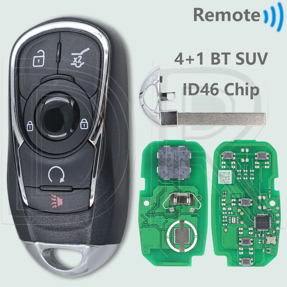 

Чип DR ID46 HY4AA/AS HYQ4EA/ES 315/433 МГц, умный автомобильный дистанционный ключ для Buick Regal Enclave Encore GX Lacrosse Envision 2017-2023