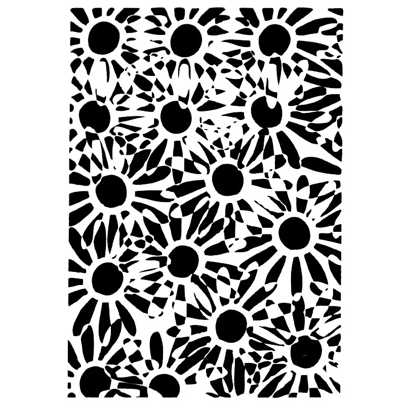 many sunflower background