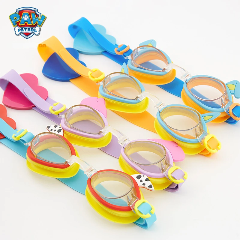 

High Quality Paw Patrol Cartoon Children Swimming Glasses Goggles Water Proof Chase Marshall Skye Rubble Anime Figure Galss