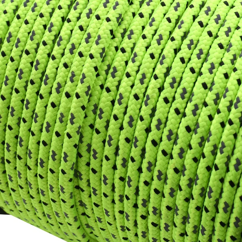4Mm 50M/16.4Ft Glow In The Dark Luminous Reflective Tent Rope Guy Line Camping Cord images - 6