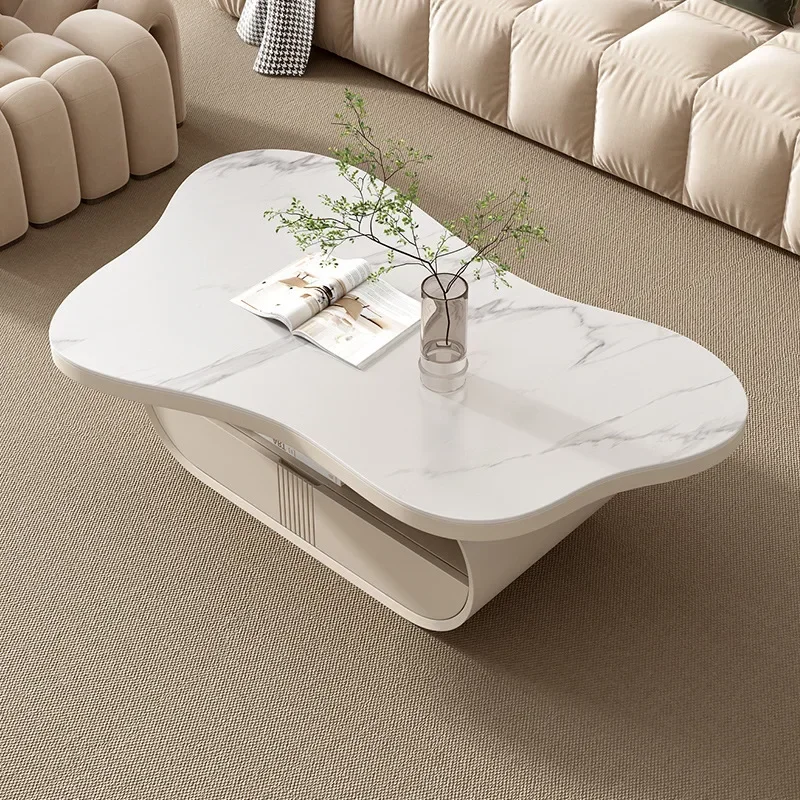 

Minimalist Beauty Cloud Coffee Table Dining Cream Style Design Dining Celebrity Simple Mesa De Centro Furniture Living Room